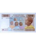 Estados da África Central 500 Francos 2002 FE - (U) Camarões