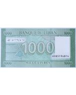 Líbano 1000 Livres 2016 FE