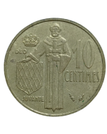 Mônaco 10 cêntimos 1977