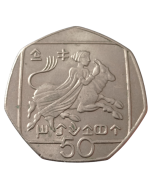 Chipre 50 centavos 2002