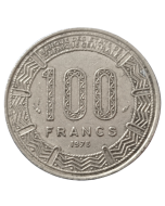 Gabão 100 Francos 1975