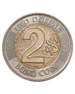 Zimbábue 2 dólares 2018 FC