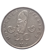 Novas Hébridas 20 francos 1970