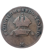Lombardia-Veneza 1 Centésimo 1822 
