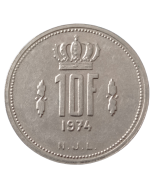 Luxemburgo 10 Francos 1974