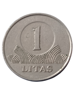 Lituânia 1 Lita 2002
