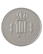 Luxemburgo 10  Francos 1971