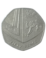 Reino Unido 50 Pence 2008 - Escudo Britânico