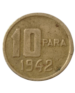 Turquia 10 Para 1942 - Ponto de Solda