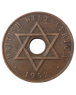 África Ocidental Britânica 1 penny 1952