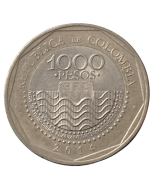 Colômbia 1000 Pesos 2014 - Tartaruga Cabeçuda