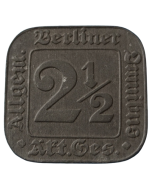 Alemanha 2,5 cents  (1871-1948) Token de trânsito 