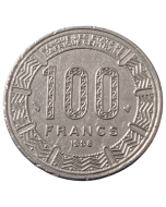 África Central (BEAC) 100 Francos 1998