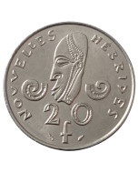 Novas Hébridas 20 francos 1975
