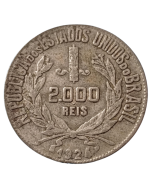 Brasil 2000 Réis 1924 - Mocinha (Prata)