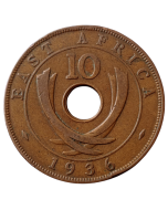 África Oriental Britânica 10 Cents 1936