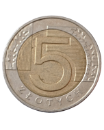 Polônia 5 zlotych 2016