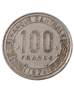 Gabão 100 Francos 1971 
