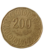 Tunísia 200 Millimes 2013