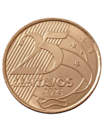 Brasil 25 centavos 2023 FC 