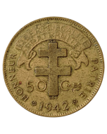 África Equatorial Francesa 50 Centavos 1942