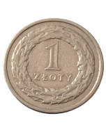 Polônia 1 zloty 1992