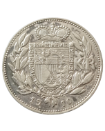 Liechtenstein 1 Coroa 1910 (Prata)