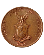 Filipinas 1 Cent 1944 - Administração dos Estados Unidos
