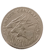 República Centro-Africana 100 francos 1972