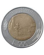 Itália 500 Liras 1995