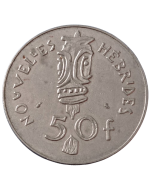 Novas Hébridas 50 francos 1972