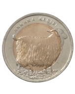 Turquia 1 Lira 2015 FC - Cabra Angorá