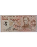 Uruguai 5 Pesos Nuevos  1975