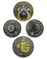 Set Moldávia FC (4 moedas que formam o Brasão)