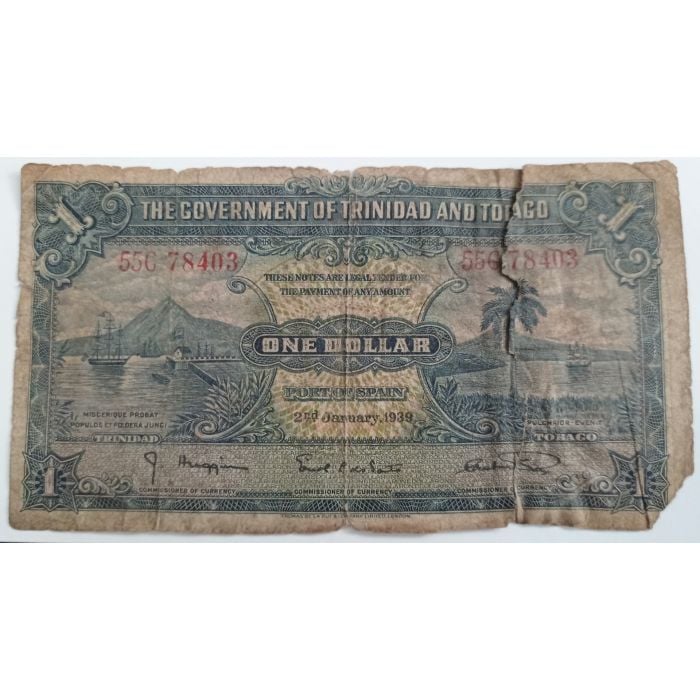 Trinidad e Tobago 1 Dolar 1939