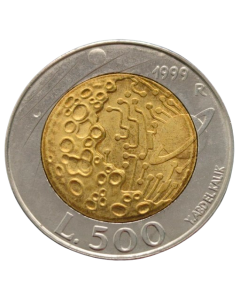San Marino 500 Liras 1999 - O Homem e a Exploração do seu Mundo