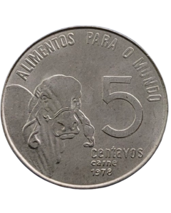 Brasil 5 Centavos 1978 - Série FAO - Zebu