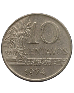 Brasil 10 Centavos 1974