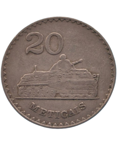 Moçambique 20 Meticais 1980