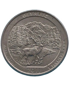 Estados Unidos ¼ dólar 2011 - Parque Nacional Olímpico