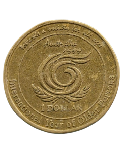 Austrália 1 Dólar 1999 - Ano Internacional das Pessoas Idosas