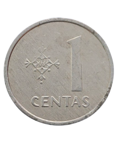 Lituânia 1 Centas 1991