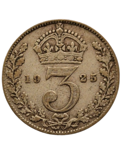 Reino Unido 3 Pence 1925 - Prata