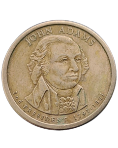 Estados Unidos 1 Dólar 2007 - Presidente dos EUA - John Adams (1797-1801)