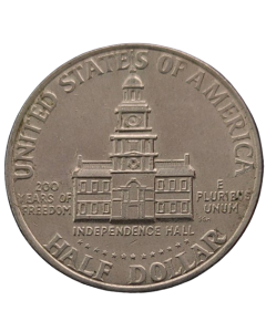 Estados Unidos 1/2 dólar 1976 - 200⁰ Aniversário - Independência dos EUA