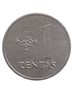 Lituânia 1 Centas 1991