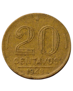 Brasil 20 Centavos 1948 - Vargas