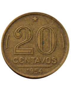 Brasil 20 Centavos 1954