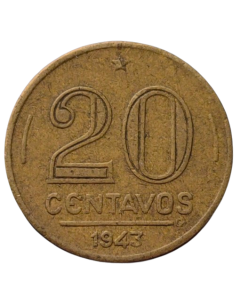 Brasil 20 Centavos 1943