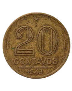 Brasil 20 Centavos 1943